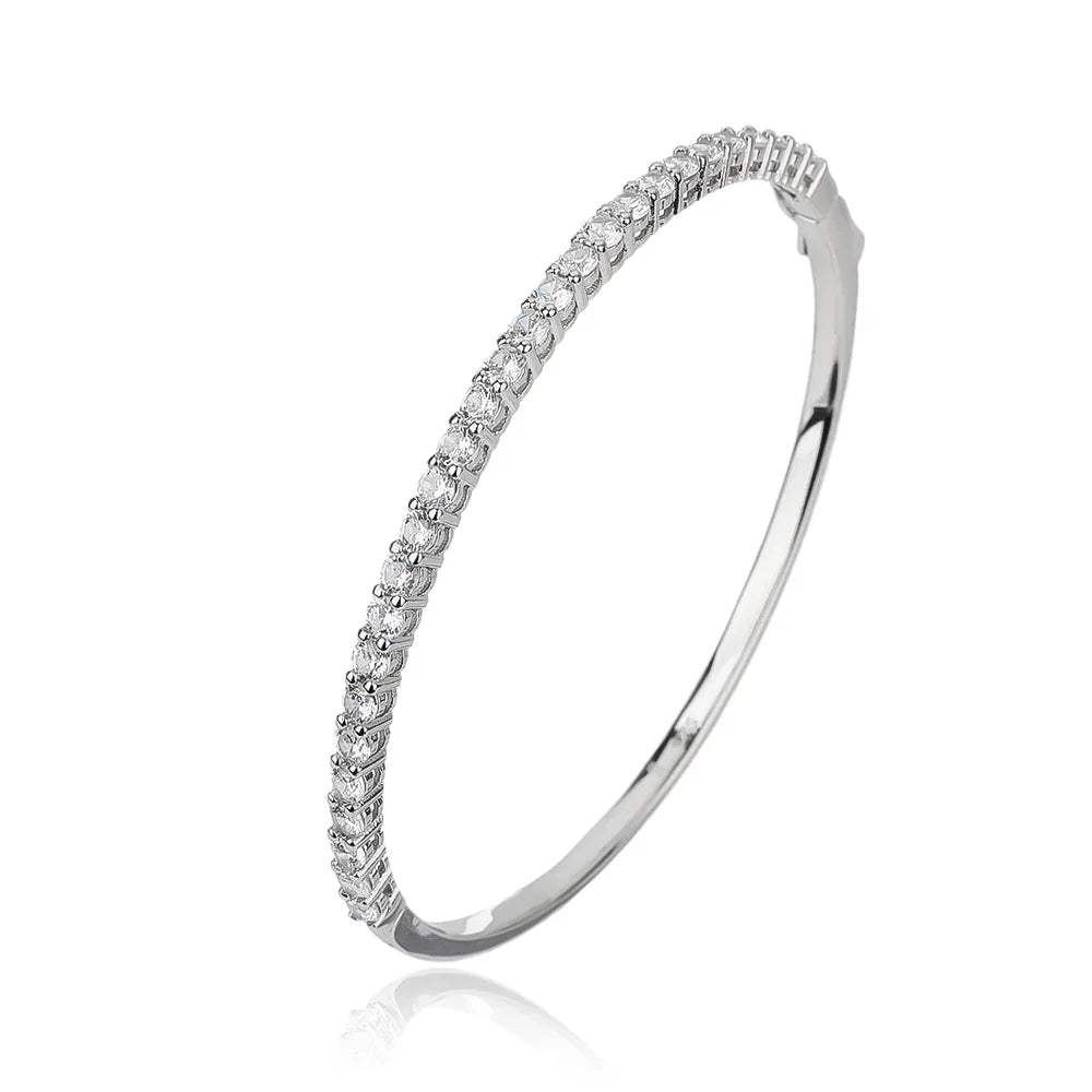 צמיד קשיח כסף 925 – מראה מינימליסטי - | Kalimira Jewelry | תכשיטי כסף Kalimira | إكسسوارات فضة Kalimira