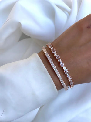 צמיד קשיח כסף 925 – מראה מינימליסטי - | Kalimira Jewelry | תכשיטי כסף Kalimira | إكسسوارات فضة Kalimira