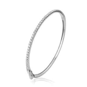 צמיד קשיח כסף 925 – מראה מינימליסטי - | Kalimira Jewelry | תכשיטי כסף Kalimira | إكسسوارات فضة Kalimira