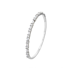 צמיד קשיח כסף 925 – מראה מינימליסטי - | Kalimira Jewelry | תכשיטי כסף Kalimira | إكسسوارات فضة Kalimira