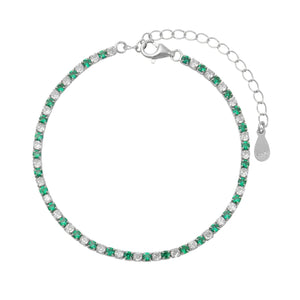 צמיד טניס כסף 925 משובץ זירקון – יוקרה נצחית - | Kalimira Jewelry | תכשיטי כסף Kalimira | إكسسوارات فضة Kalimira