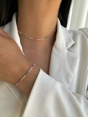 צמיד טניס כסף 925 משובץ זירקון – יוקרה נצחית - | Kalimira Jewelry | תכשיטי כסף Kalimira | إكسسوارات فضة Kalimira