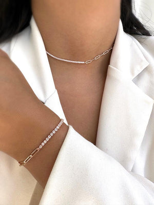 צמיד טניס כסף 925 משובץ זירקון – יוקרה נצחית - | Kalimira Jewelry | תכשיטי כסף Kalimira | إكسسوارات فضة Kalimira