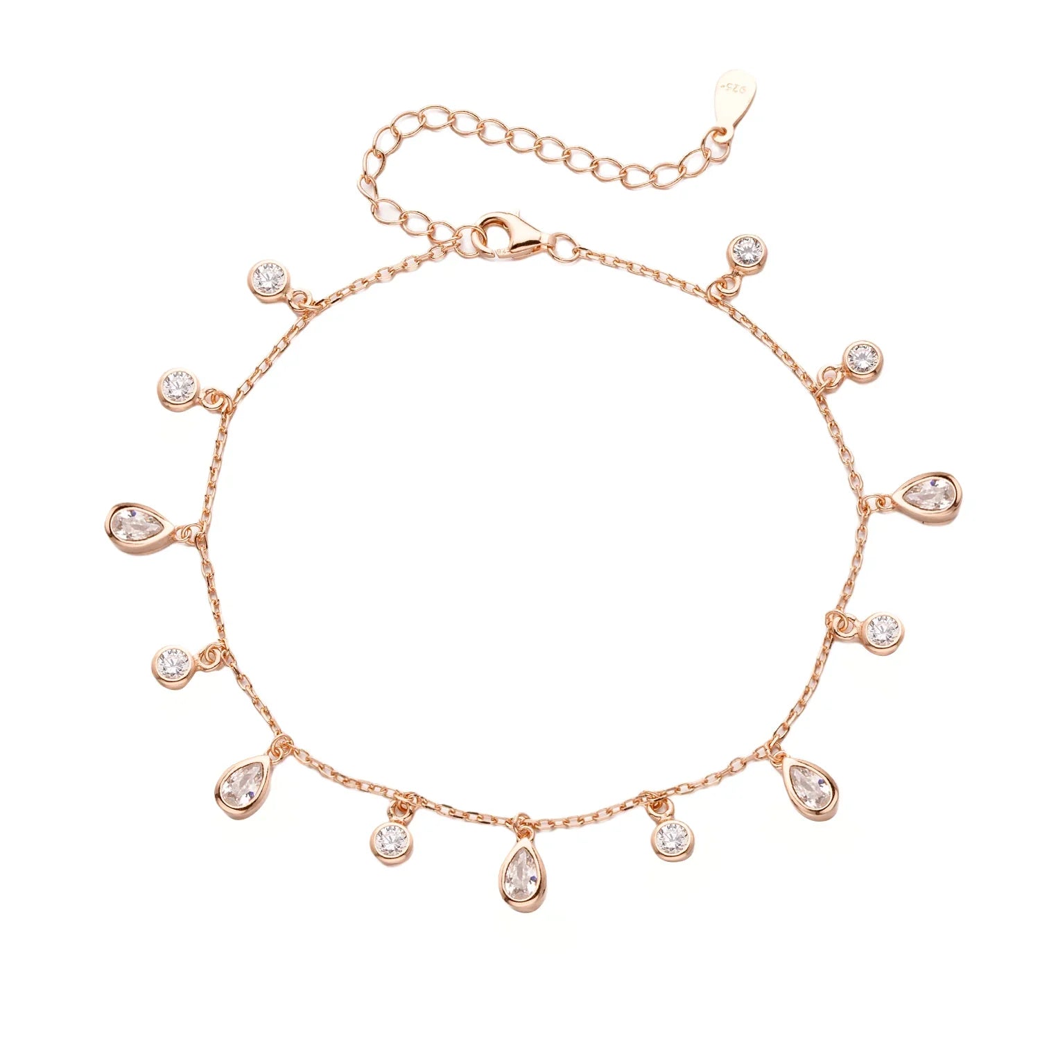 צמיד רגל כסף 925 עם תליון עדין – סטייל קיצי - | Kalimira Jewelry | תכשיטי כסף Kalimira | إكسسوارات فضة Kalimira