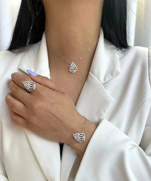 צמיד שרשרת כסף 925 – עיצוב אלגנטי יומיומי - | Kalimira Jewelry | תכשיטי כסף Kalimira | إكسسوارات فضة Kalimira