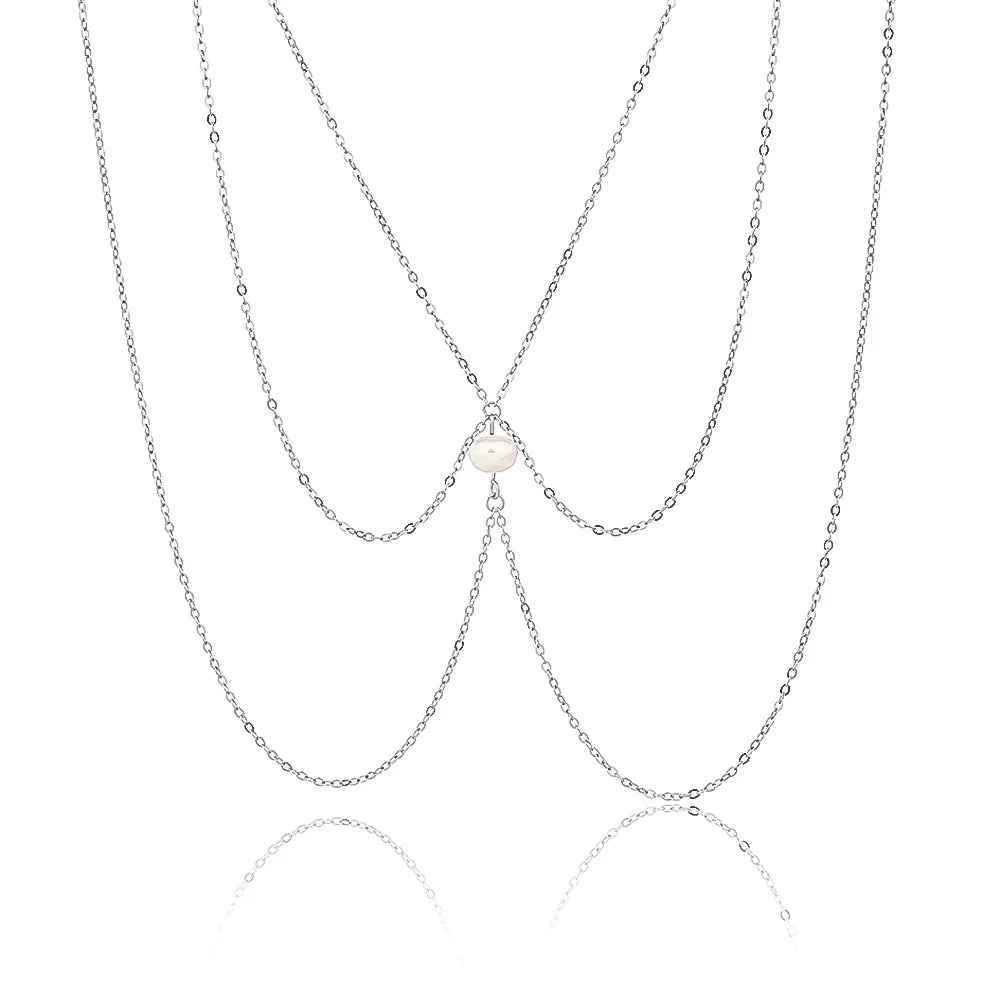 שרשרת בטן כסף 925 – סטייל קיצי ייחודי - | Kalimira Jewelry | תכשיטי כסף Kalimira | إكسسوارات فضة Kalimira