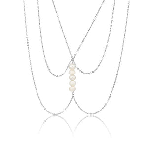 שרשרת בטן כסף 925 – סטייל קיצי ייחודי - | Kalimira Jewelry | תכשיטי כסף Kalimira | إكسسوارات فضة Kalimira