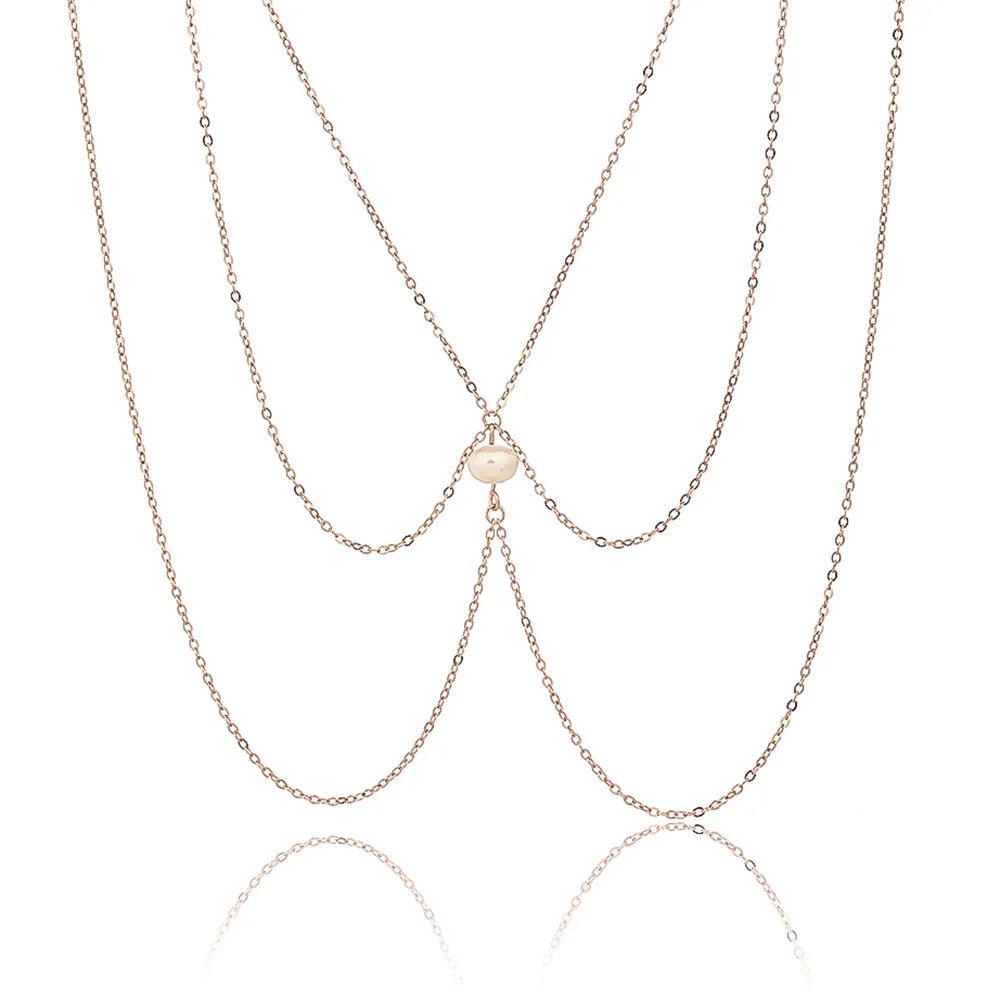 שרשרת בטן כסף 925 – סטייל קיצי ייחודי - | Kalimira Jewelry | תכשיטי כסף Kalimira | إكسسوارات فضة Kalimira