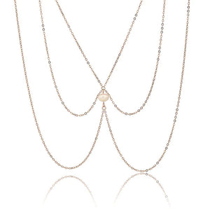 שרשרת בטן כסף 925 – סטייל קיצי ייחודי - | Kalimira Jewelry | תכשיטי כסף Kalimira | إكسسوارات فضة Kalimira