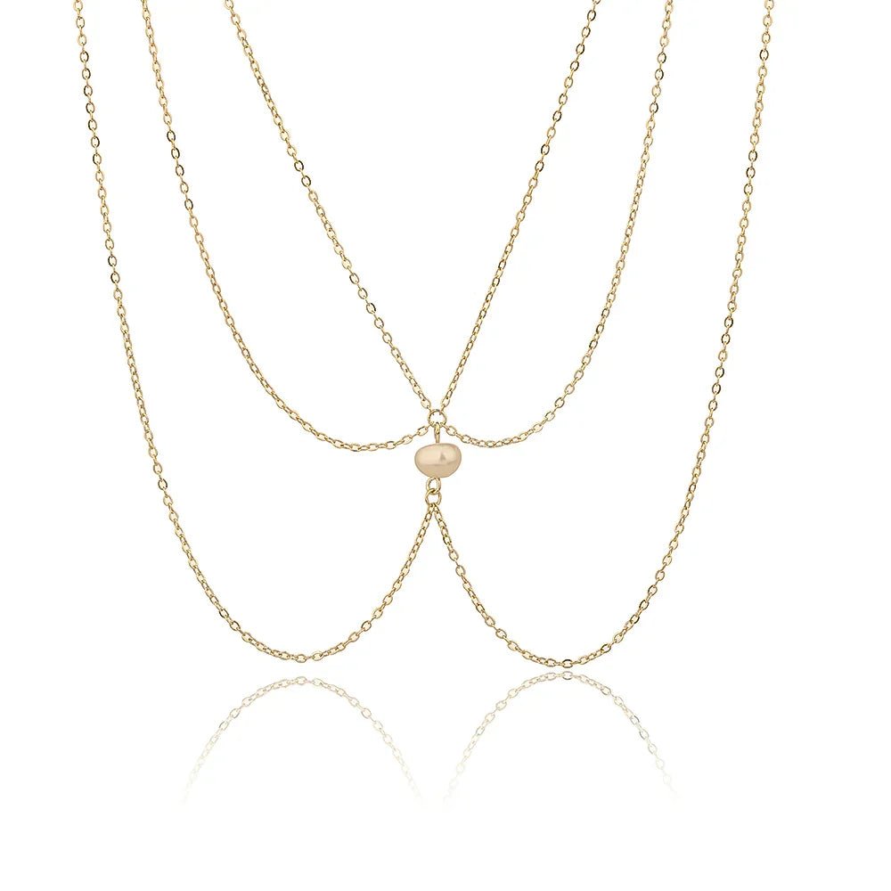 שרשרת בטן כסף 925 – סטייל קיצי ייחודי - | Kalimira Jewelry | תכשיטי כסף Kalimira | إكسسوارات فضة Kalimira