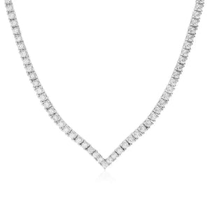 שרשרת קולר טניס כסף 925 – זוהר נשי - | Kalimira Jewelry | תכשיטי כסף Kalimira | إكسسوارات فضة Kalimira