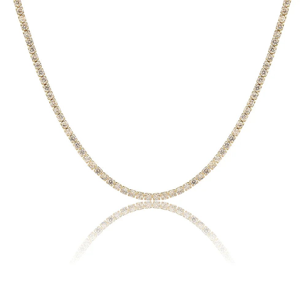 שרשרת קולר טניס כסף 925 – זוהר נשי - | Kalimira Jewelry | תכשיטי כסף Kalimira | إكسسوارات فضة Kalimira