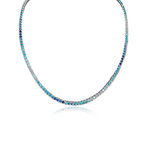 שרשרת קולר טניס כסף 925 – זוהר נשי - | Kalimira Jewelry | תכשיטי כסף Kalimira | إكسسوارات فضة Kalimira