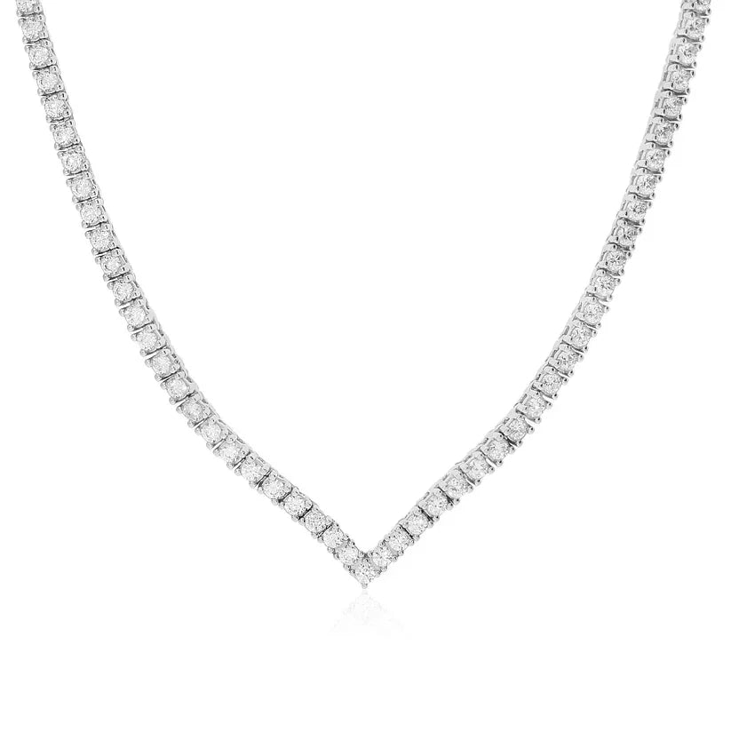 שרשרת קולר טניס כסף 925 – זוהר נשי - | Kalimira Jewelry | תכשיטי כסף Kalimira | إكسسوارات فضة Kalimira