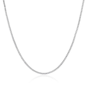 שרשרת קולר טניס כסף 925 – זוהר נשי - | Kalimira Jewelry | תכשיטי כסף Kalimira | إكسسوارات فضة Kalimira