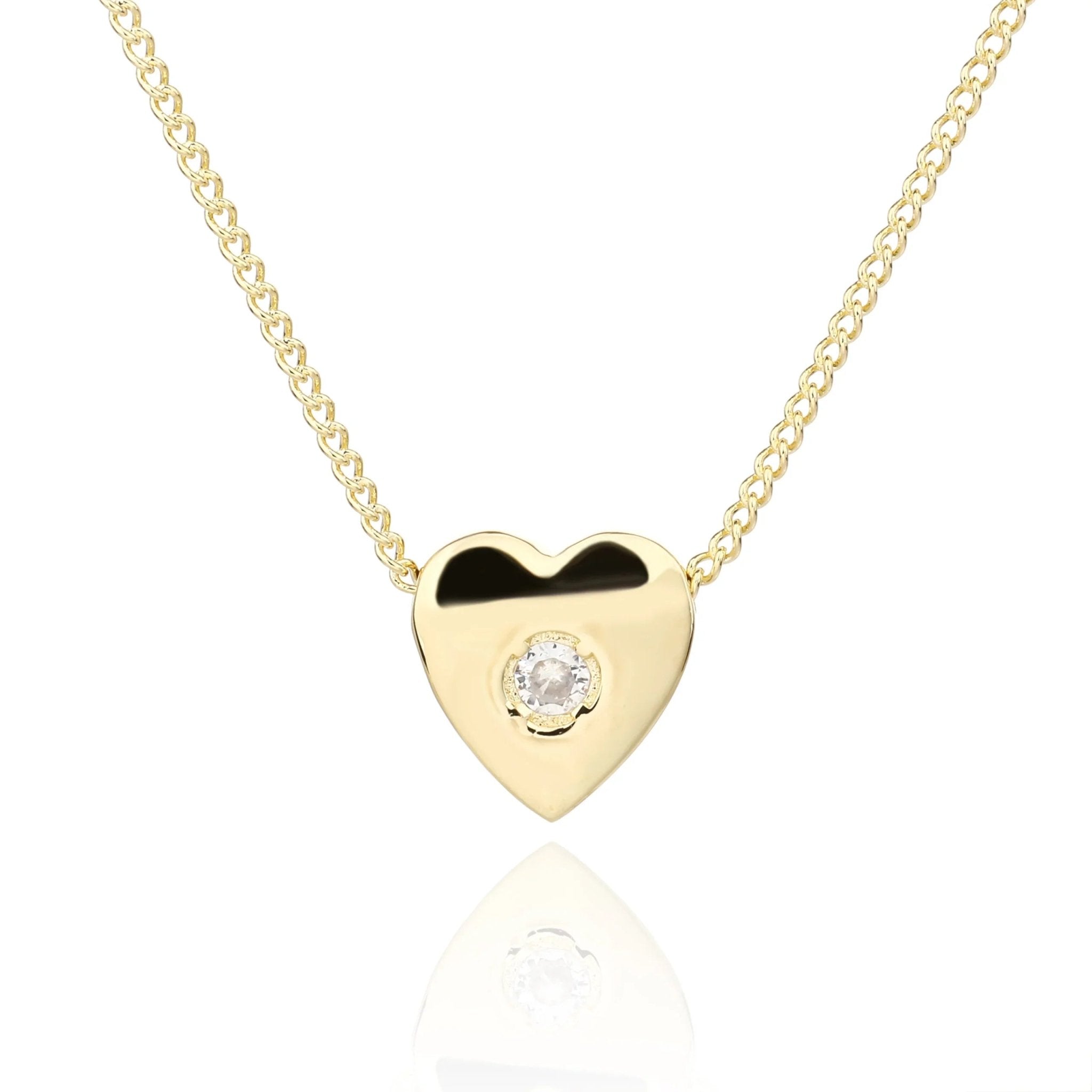 שרשרת לב מצופה זהב – עיצוב רומנטי ואלגנטי - | Kalimira Jewelry | תכשיטי כסף Kalimira | إكسسوارات فضة Kalimira