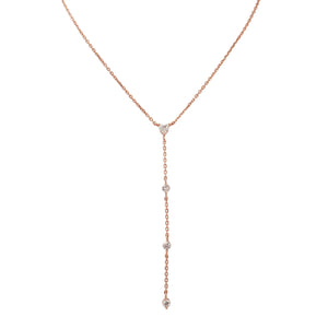 שרשרת עניבה נופלת כסף 925 – אלגנטיות מודרנית - | Kalimira Jewelry | תכשיטי כסף Kalimira | إكسسوارات فضة Kalimira