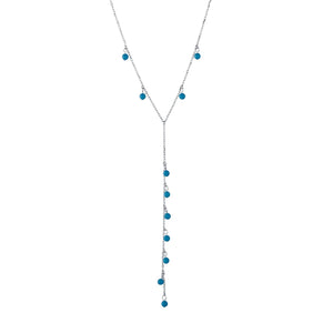 שרשרת עניבה נופלת כסף 925 – אלגנטיות מודרנית - | Kalimira Jewelry | תכשיטי כסף Kalimira | إكسسوارات فضة Kalimira