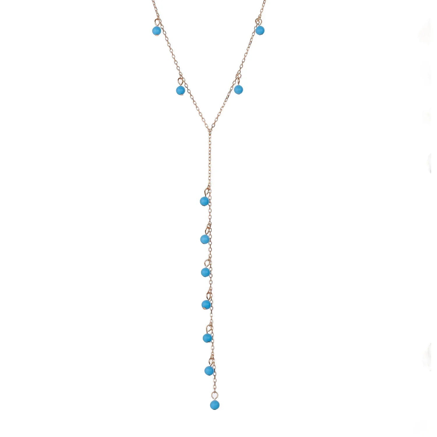 שרשרת עניבה נופלת כסף 925 – אלגנטיות מודרנית - | Kalimira Jewelry | תכשיטי כסף Kalimira | إكسسوارات فضة Kalimira