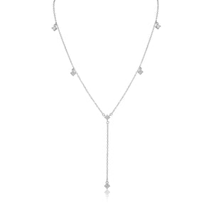 שרשרת עניבה נופלת כסף 925 – אלגנטיות מודרנית - | Kalimira Jewelry | תכשיטי כסף Kalimira | إكسسوارات فضة Kalimira