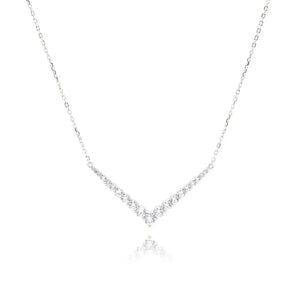 שרשרת כסף 925 משובצת זירקון – ברק ייחודי - | Kalimira Jewelry | תכשיטי כסף Kalimira | إكسسوارات فضة Kalimira