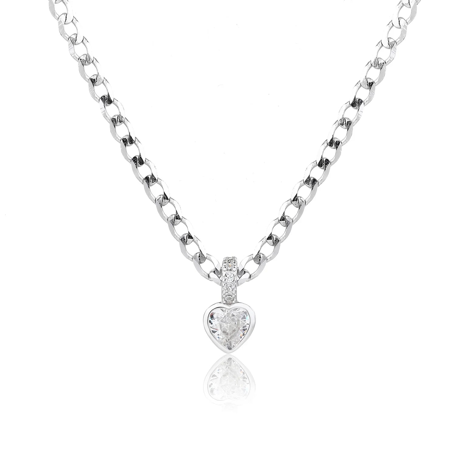 שרשרת כסף 925 משובצת זירקון – ברק ייחודי - | Kalimira Jewelry | תכשיטי כסף Kalimira | إكسسوارات فضة Kalimira