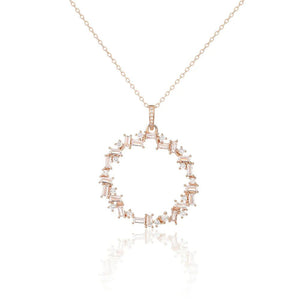 שרשרת כסף 925 משובצת זירקון – ברק ייחודי - | Kalimira Jewelry | תכשיטי כסף Kalimira | إكسسوارات فضة Kalimira