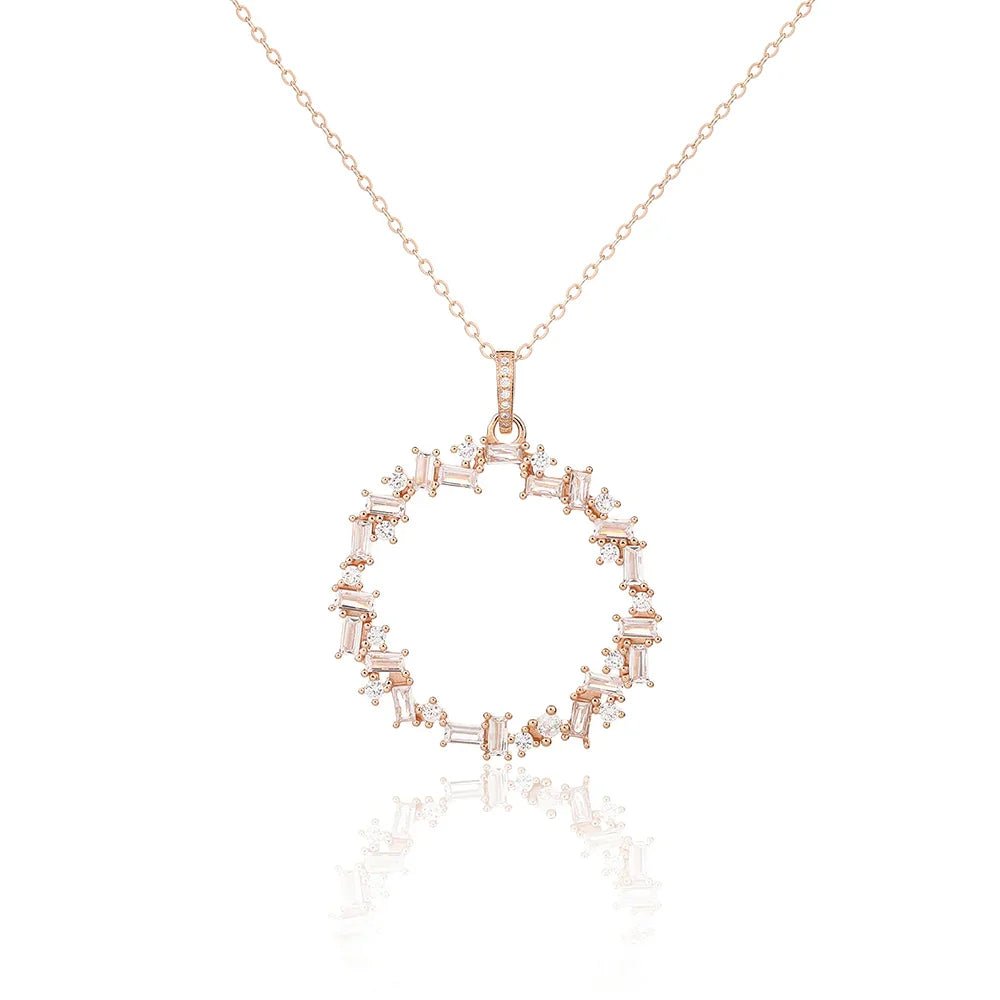 שרשרת כסף 925 משובצת זירקון – ברק ייחודי - | Kalimira Jewelry | תכשיטי כסף Kalimira | إكسسوارات فضة Kalimira