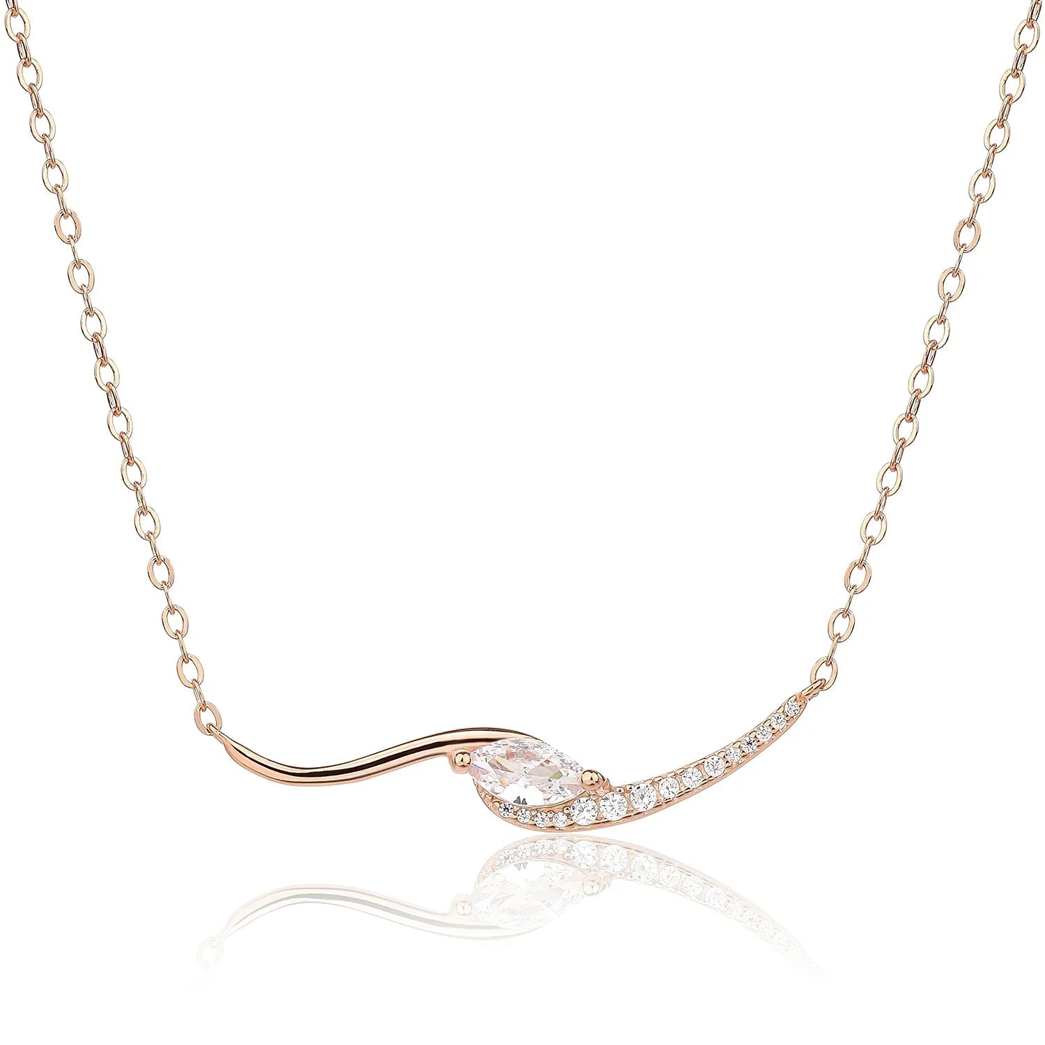 שרשרת כסף 925 משובצת זירקון – ברק ייחודי - | Kalimira Jewelry | תכשיטי כסף Kalimira | إكسسوارات فضة Kalimira