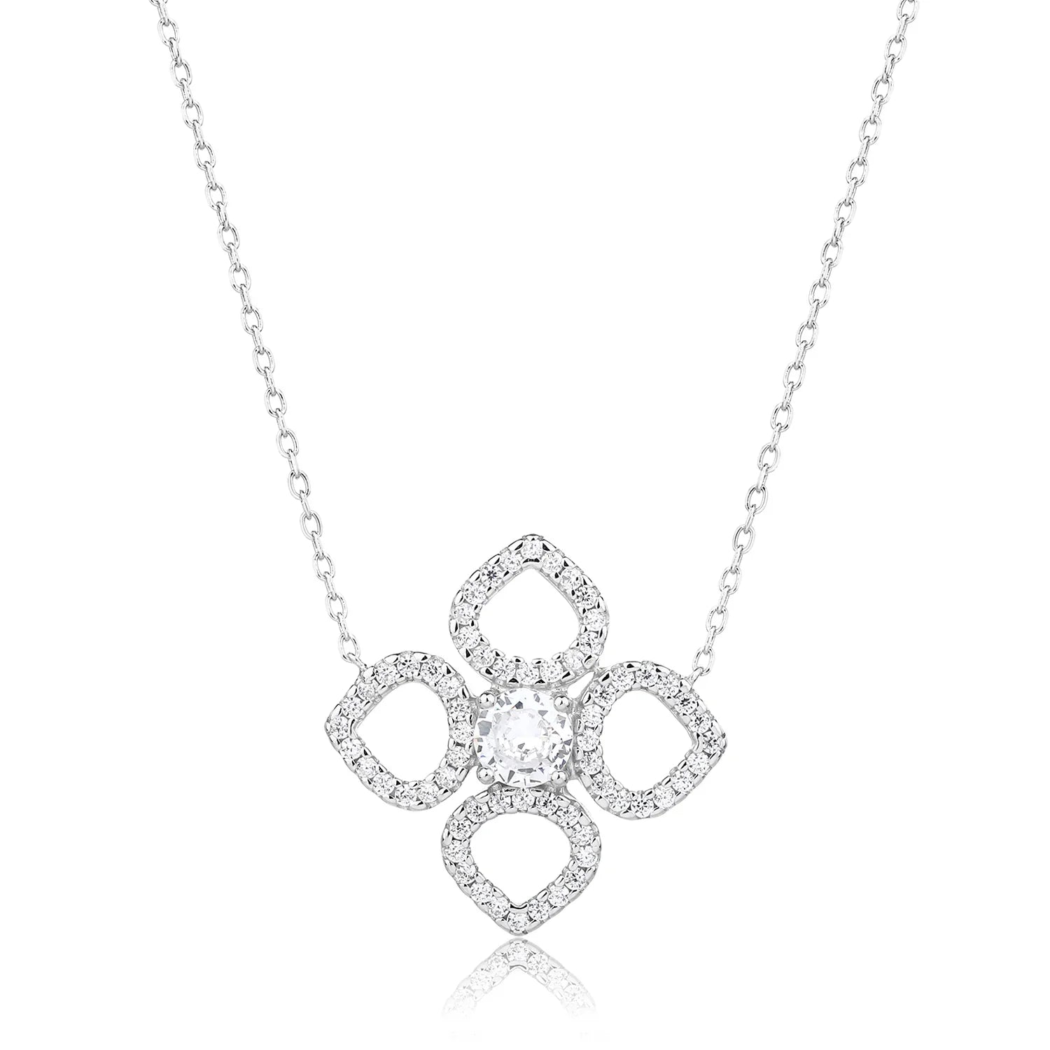 שרשרת כסף 925 משובצת זירקון – ברק ייחודי - | Kalimira Jewelry | תכשיטי כסף Kalimira | إكسسوارات فضة Kalimira