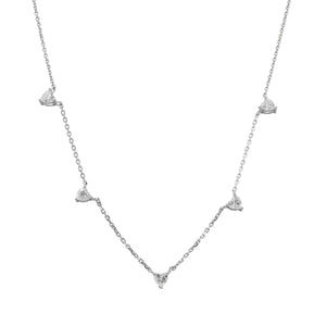 שרשרת כסף 925 משובצת זירקון – ברק ייחודי - | Kalimira Jewelry | תכשיטי כסף Kalimira | إكسسوارات فضة Kalimira