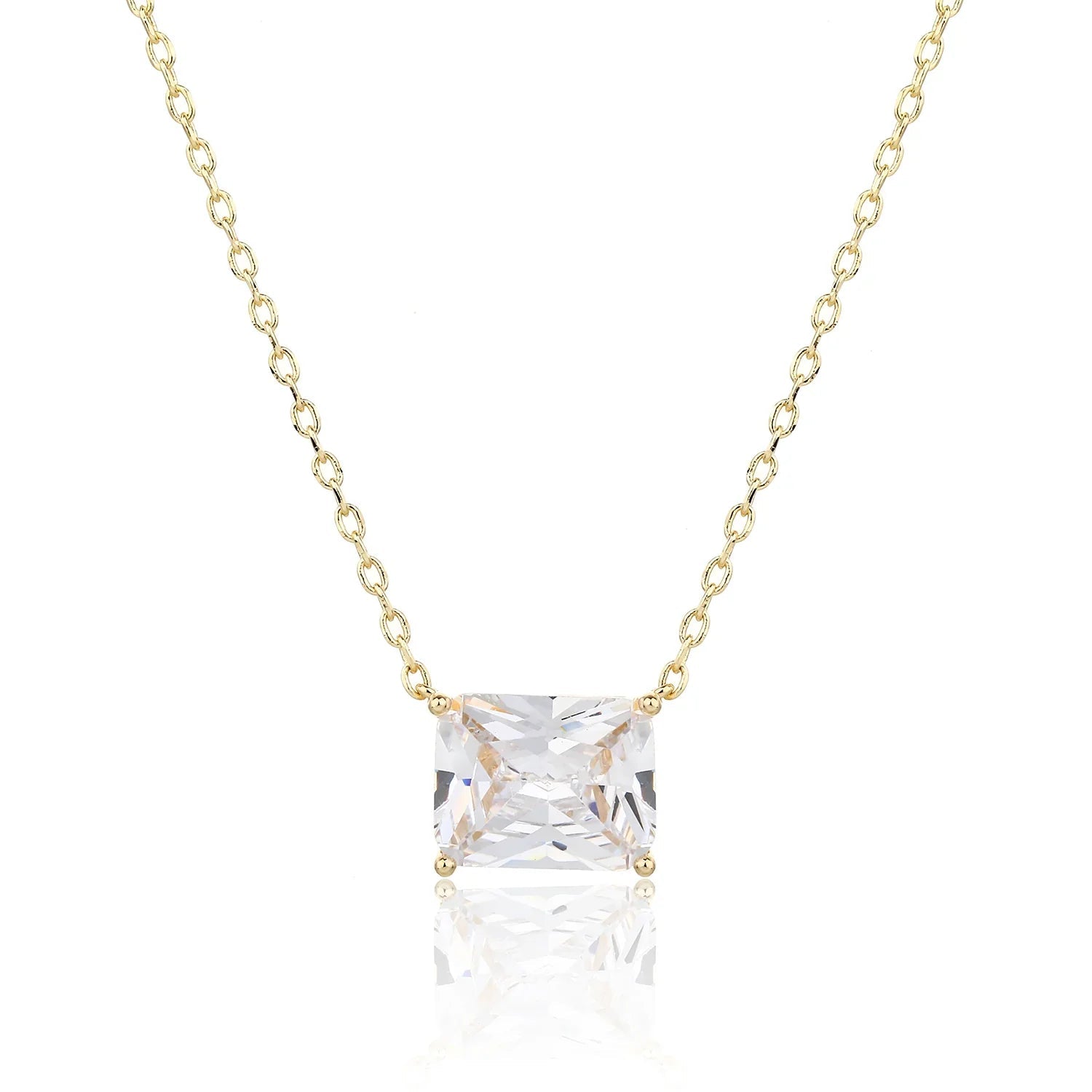 שרשרת כסף 925 משובצת זירקון – ברק ייחודי - | Kalimira Jewelry | תכשיטי כסף Kalimira | إكسسوارات فضة Kalimira