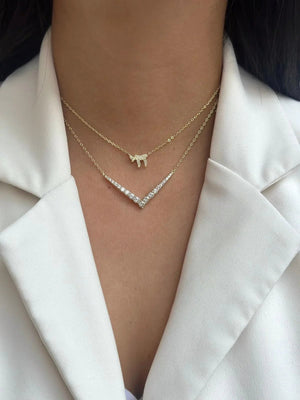 שרשרת כסף 925 משובצת זירקון – ברק ייחודי - | Kalimira Jewelry | תכשיטי כסף Kalimira | إكسسوارات فضة Kalimira