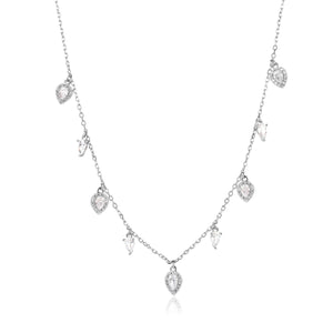 שרשרת כסף 925 משובצת זירקון – ברק ייחודי - | Kalimira Jewelry | תכשיטי כסף Kalimira | إكسسوارات فضة Kalimira