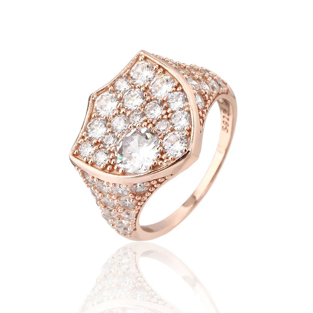 טבעת כסף 925 משובצת זירקון – יוקרה עדינה - | Kalimira Jewelry | תכשיטי כסף Kalimira | إكسسوارات فضة Kalimira