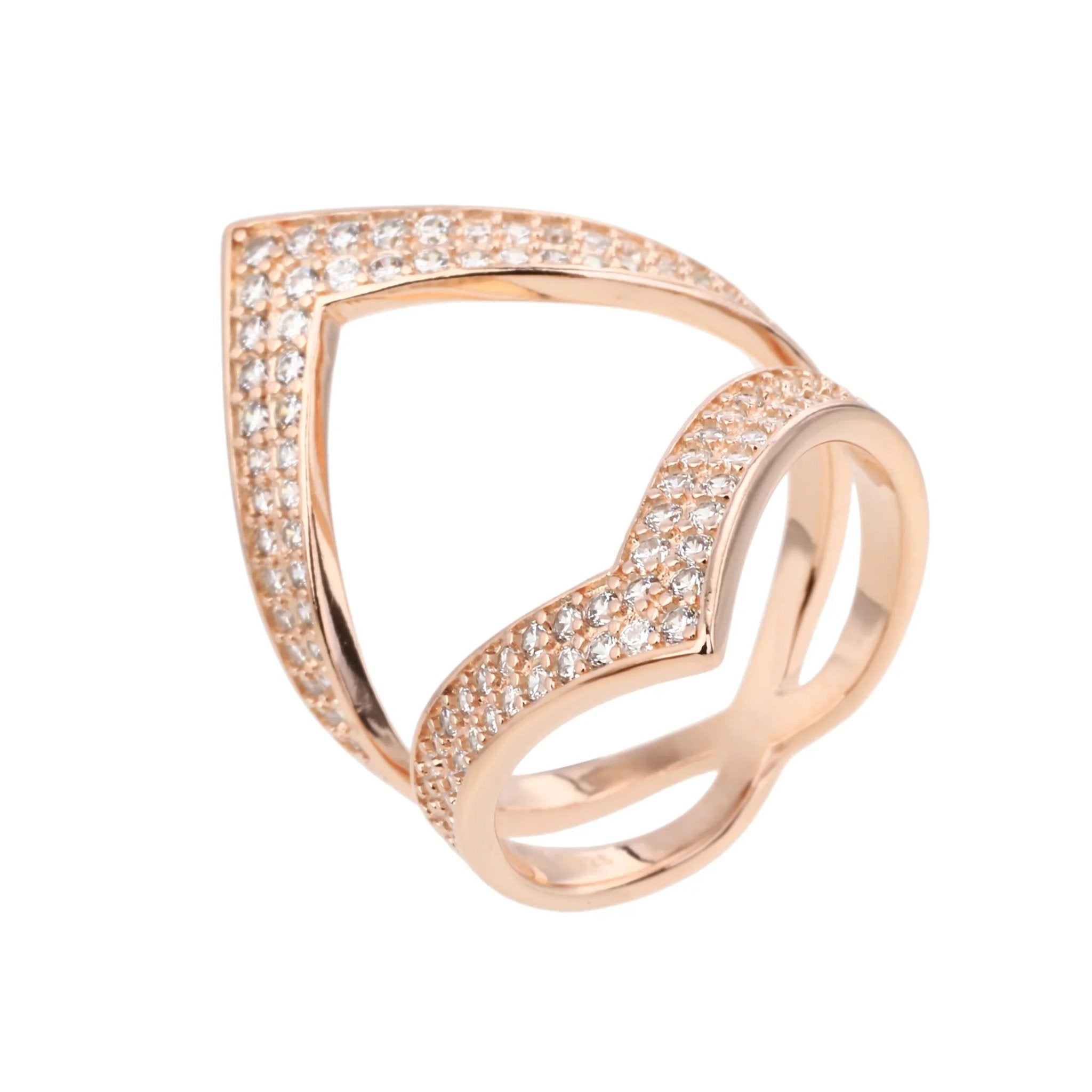 טבעת כסף 925 משובצת זירקון – יוקרה עדינה - | Kalimira Jewelry | תכשיטי כסף Kalimira | إكسسوارات فضة Kalimira
