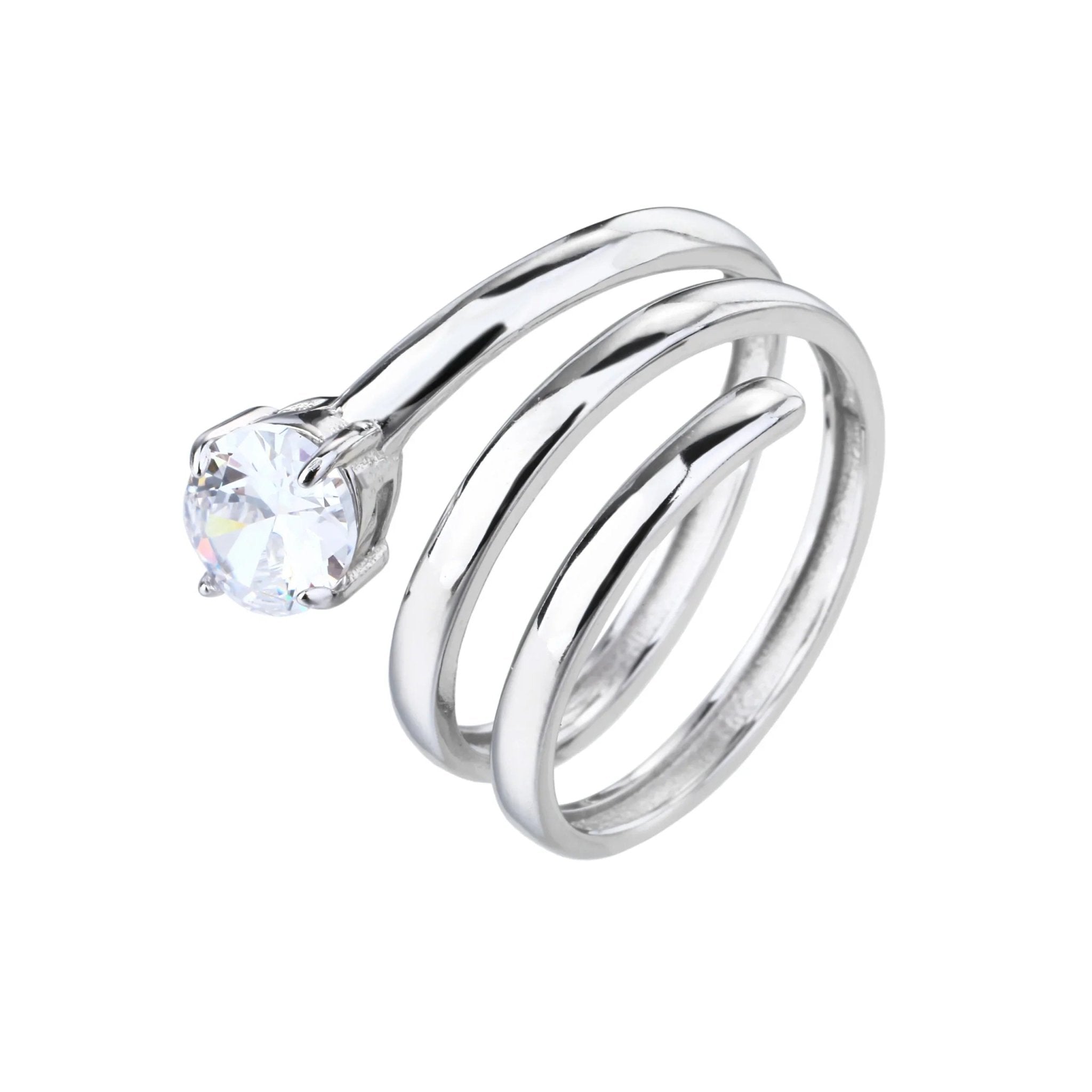 טבעת כסף 925 משובצת זירקון – יוקרה עדינה - | Kalimira Jewelry | תכשיטי כסף Kalimira | إكسسوارات فضة Kalimira