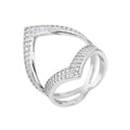 טבעת כסף 925 משובצת זירקון – יוקרה עדינה - | Kalimira Jewelry | תכשיטי כסף Kalimira | إكسسوارات فضة Kalimira