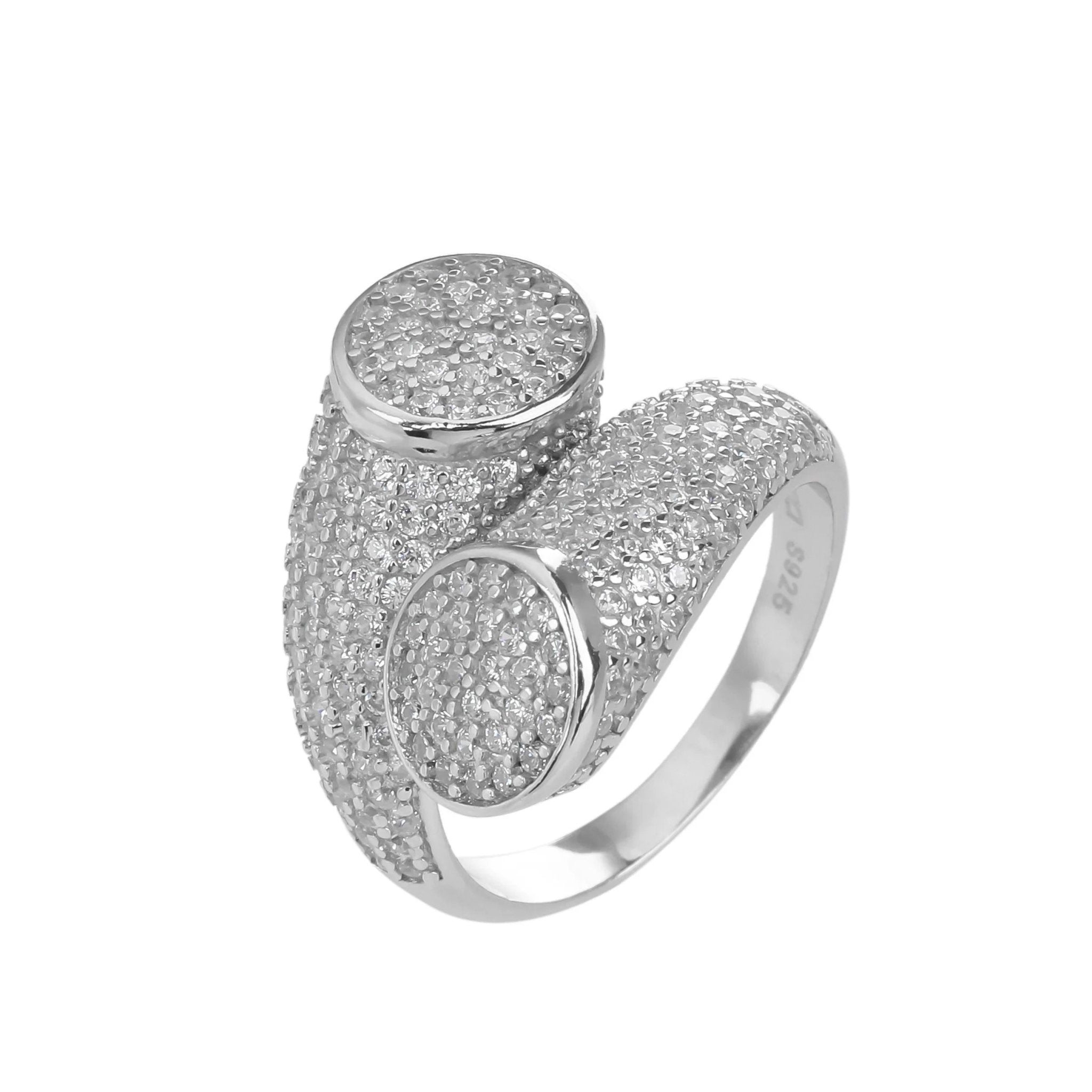 טבעת כסף 925 משובצת זירקון – יוקרה עדינה - | Kalimira Jewelry | תכשיטי כסף Kalimira | إكسسوارات فضة Kalimira