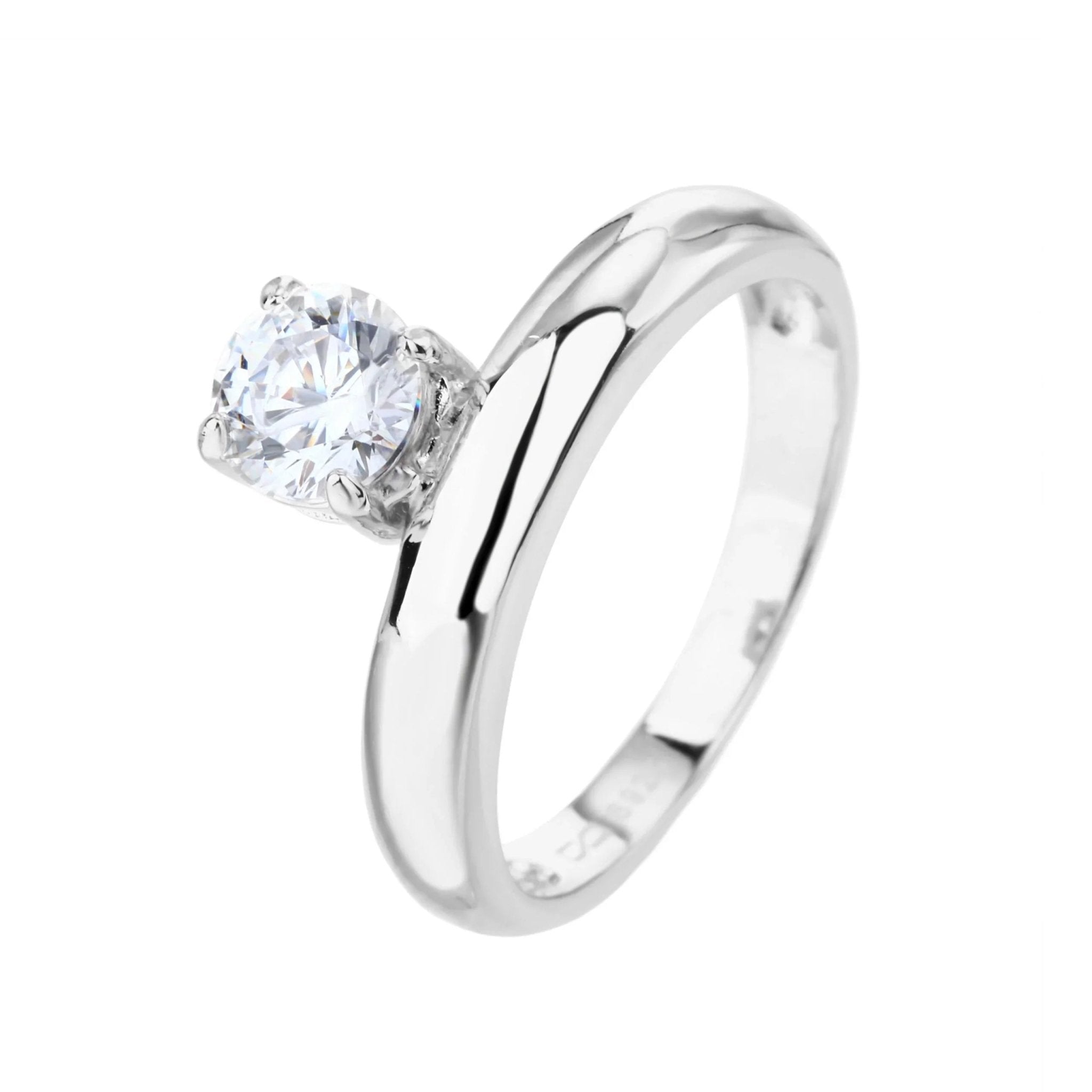 טבעת כסף 925 משובצת זירקון – יוקרה עדינה - | Kalimira Jewelry | תכשיטי כסף Kalimira | إكسسوارات فضة Kalimira