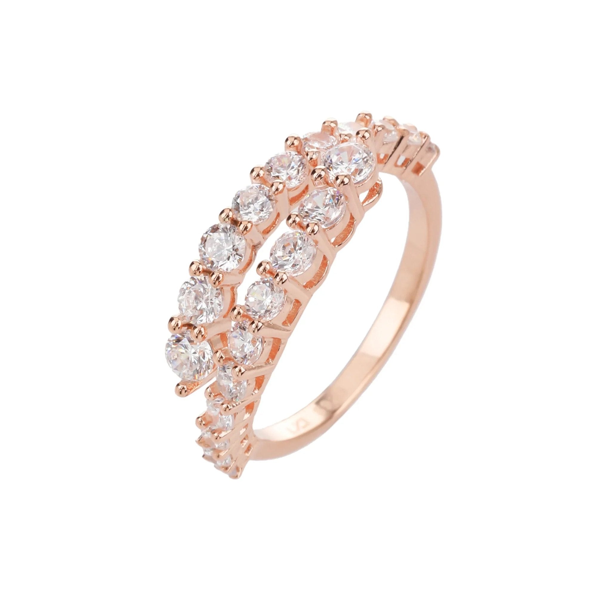 טבעת כסף 925 משובצת זירקון – יוקרה עדינה - | Kalimira Jewelry | תכשיטי כסף Kalimira | إكسسوارات فضة Kalimira