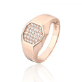 טבעת כסף 925 משובצת זירקון – יוקרה עדינה - | Kalimira Jewelry | תכשיטי כסף Kalimira | إكسسوارات فضة Kalimira