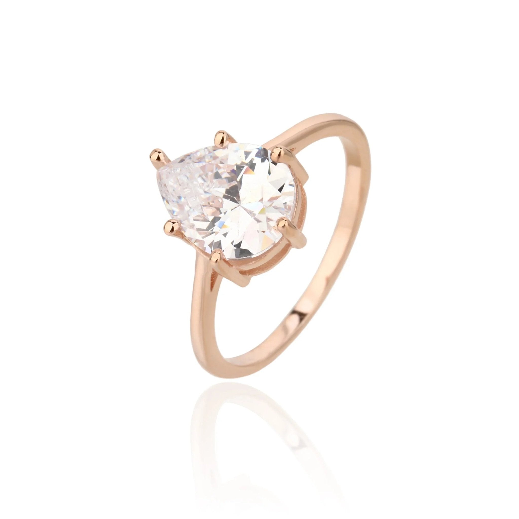 טבעת כסף 925 משובצת זירקון – יוקרה עדינה - | Kalimira Jewelry | תכשיטי כסף Kalimira | إكسسوارات فضة Kalimira