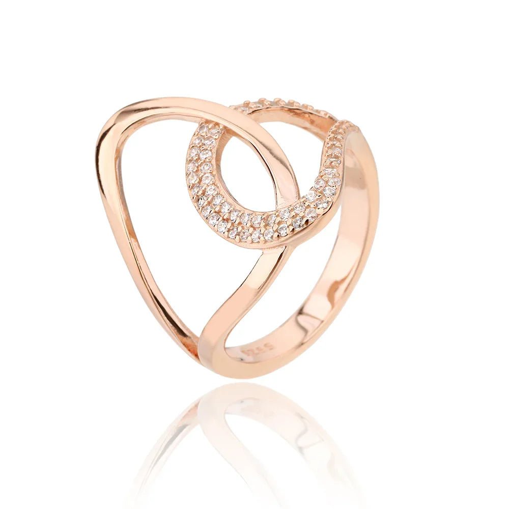 טבעת כסף 925 משובצת זירקון – יוקרה עדינה - | Kalimira Jewelry | תכשיטי כסף Kalimira | إكسسوارات فضة Kalimira