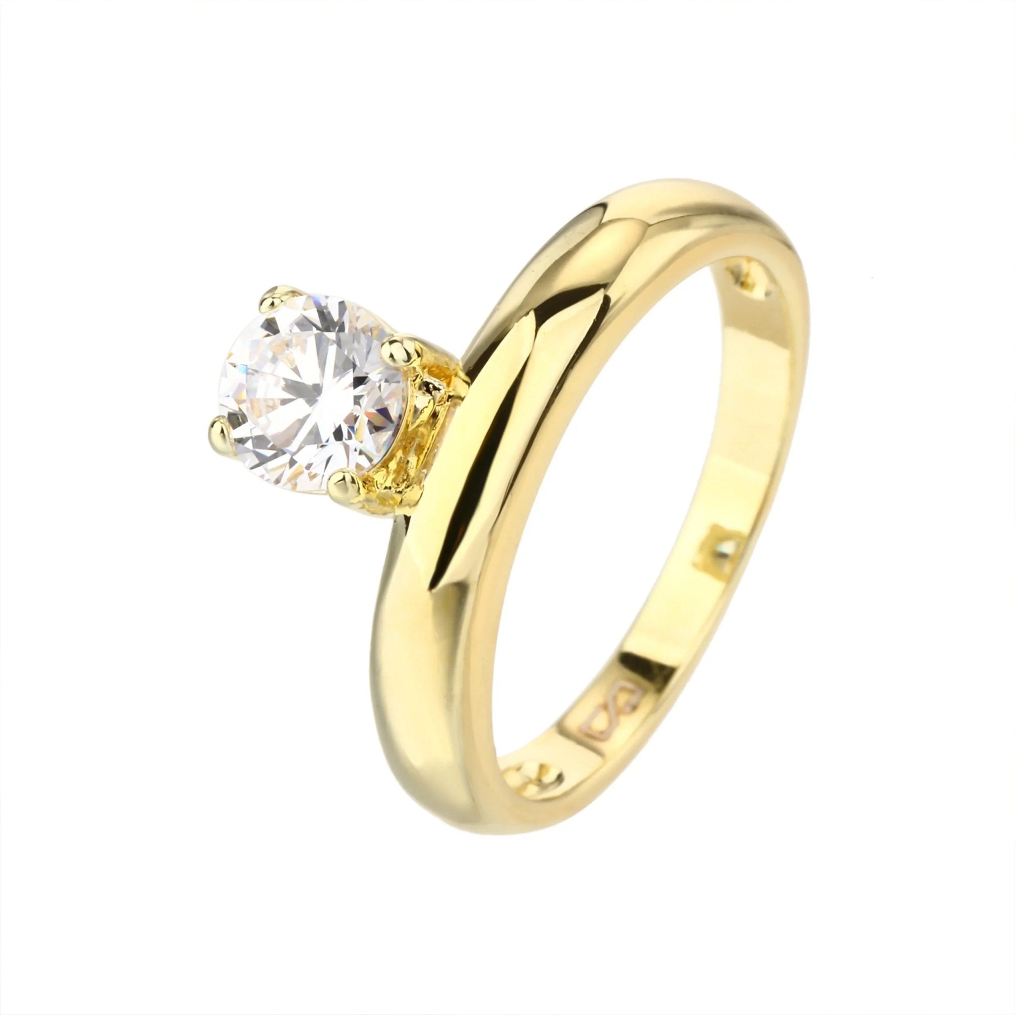 טבעת כסף 925 משובצת זירקון – יוקרה עדינה - | Kalimira Jewelry | תכשיטי כסף Kalimira | إكسسوارات فضة Kalimira