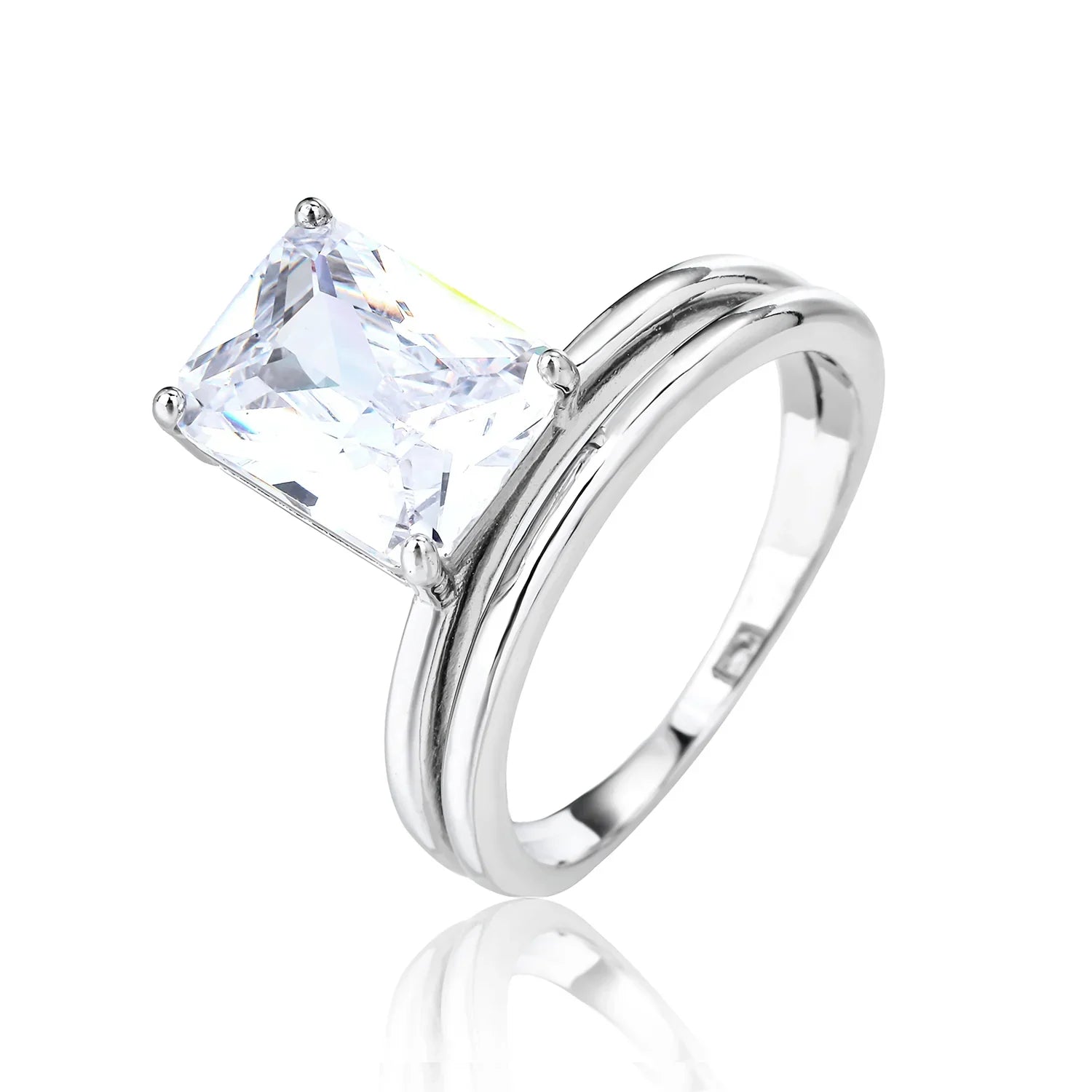 טבעת כסף 925 משובצת זירקון – יוקרה עדינה - | Kalimira Jewelry | תכשיטי כסף Kalimira | إكسسوارات فضة Kalimira