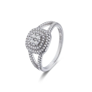 טבעת כסף 925 משובצת זירקון – יוקרה עדינה - | Kalimira Jewelry | תכשיטי כסף Kalimira | إكسسوارات فضة Kalimira