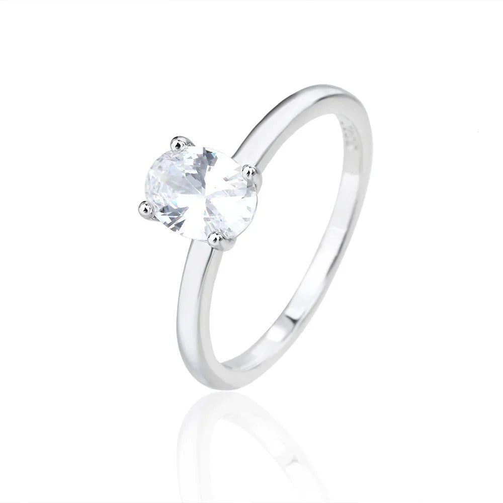 טבעת כסף 925 משובצת זירקון – יוקרה עדינה - | Kalimira Jewelry | תכשיטי כסף Kalimira | إكسسوارات فضة Kalimira