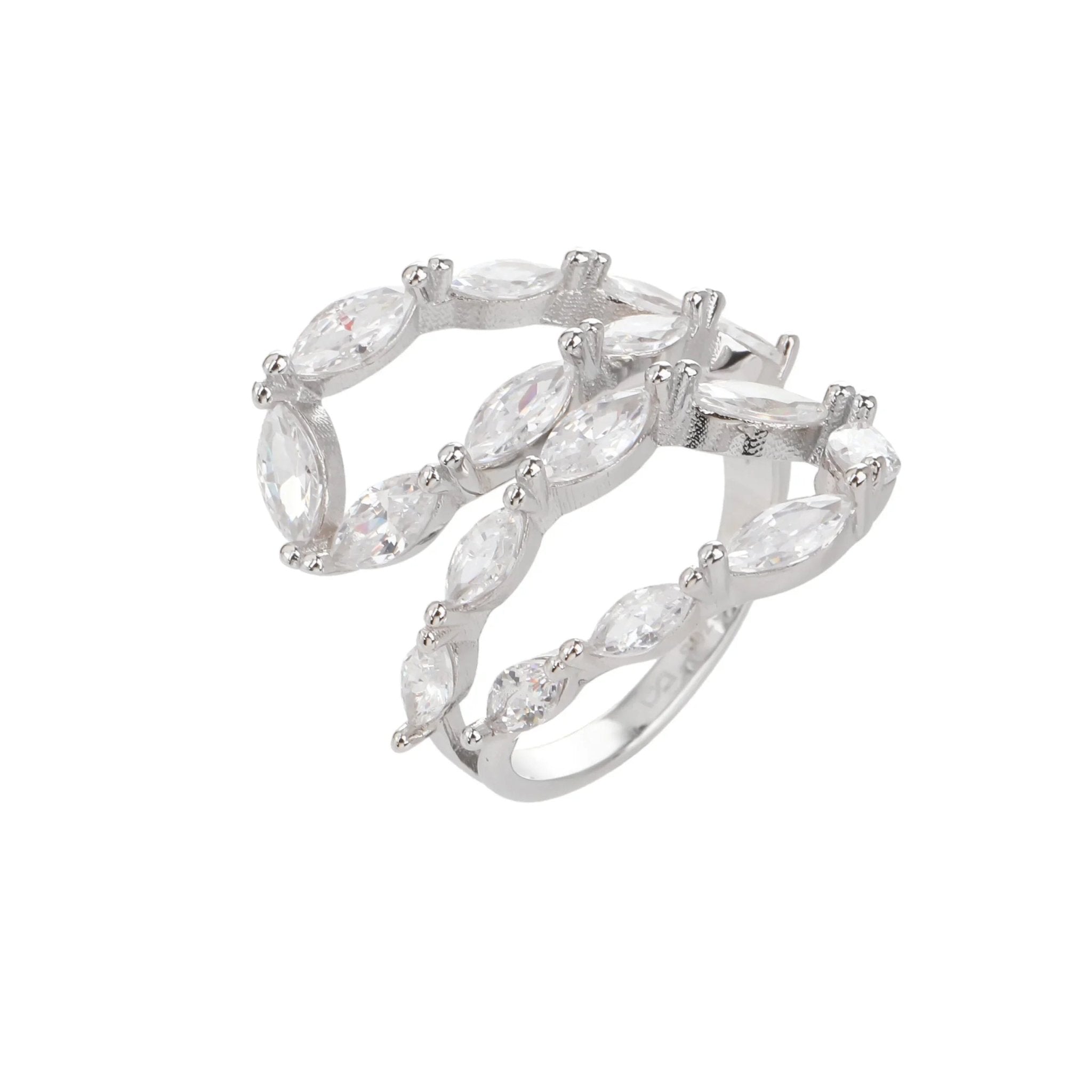 טבעת כסף 925 משובצת זירקון – יוקרה עדינה - | Kalimira Jewelry | תכשיטי כסף Kalimira | إكسسوارات فضة Kalimira