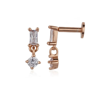 פירסינג כסף – עיצוב עדין ונשי - | Kalimira Jewelry | תכשיטי כסף Kalimira | إكسسوارات فضة Kalimira